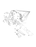 Part Location Diagram of 753-04837 MTD Engine Cover Assm (includes 2)